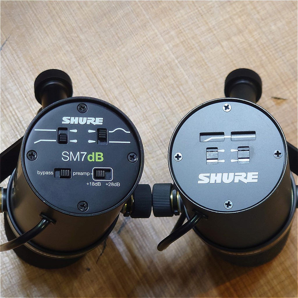 SHURE SM7dB入荷！SM7dBの特長とコンデンサーマイクやSM7Bとの