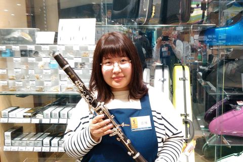 スタッフ写真 管楽器 田幡 歩巳