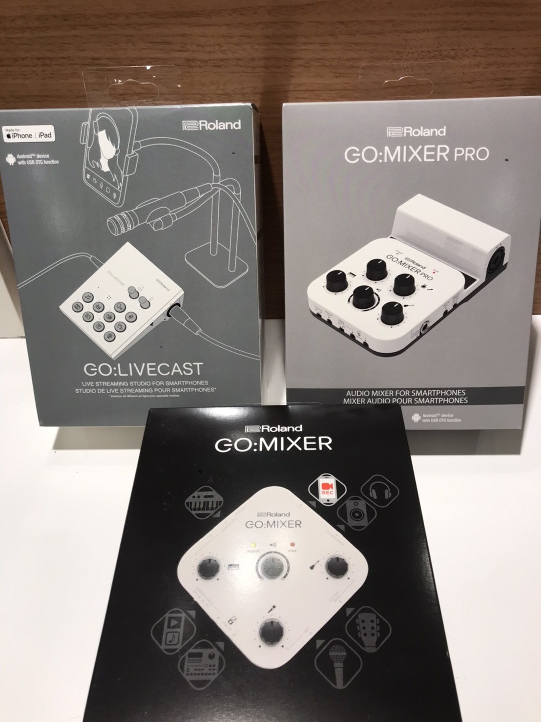 在庫ございます！ GO:MIXER、GO:MIXER PRO、GO:LIVECAST