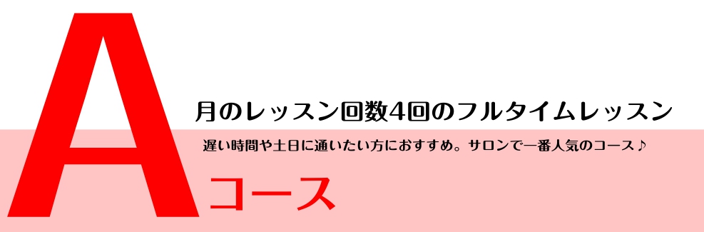 【ミュージックサロン】サラリーマンや学生さんにも！『Aコース』