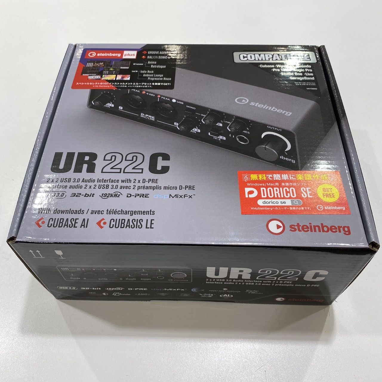 店頭販売中】UR22C / Steinbergオーディオインターフェース在庫残り