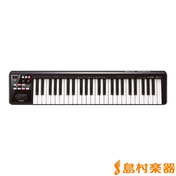 midiキーボードRoland A-49 (ブラック) MIDIキーボード・コントローラー 49鍵盤 【ローランド A49】