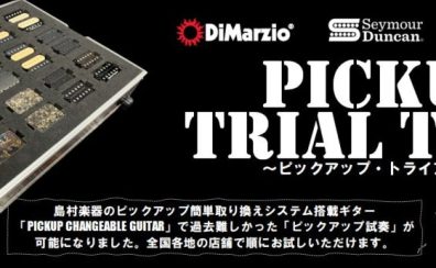 11/26~12/12　Pickup Changeable Guitar System　　PUCG トライアルツアー開催！　