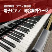 【電子ピアノ総合】常時20台超展示！福島県内の電子ピアノ選びは島村楽器郡山アティ店へ(8/8最新)