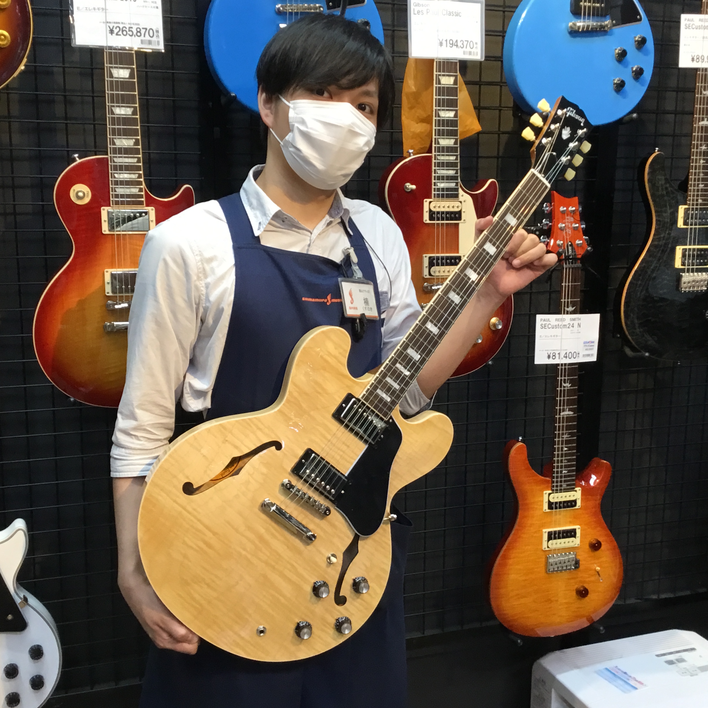 【エレキギター】ES-335入荷！！美しいFiguredモデル！！