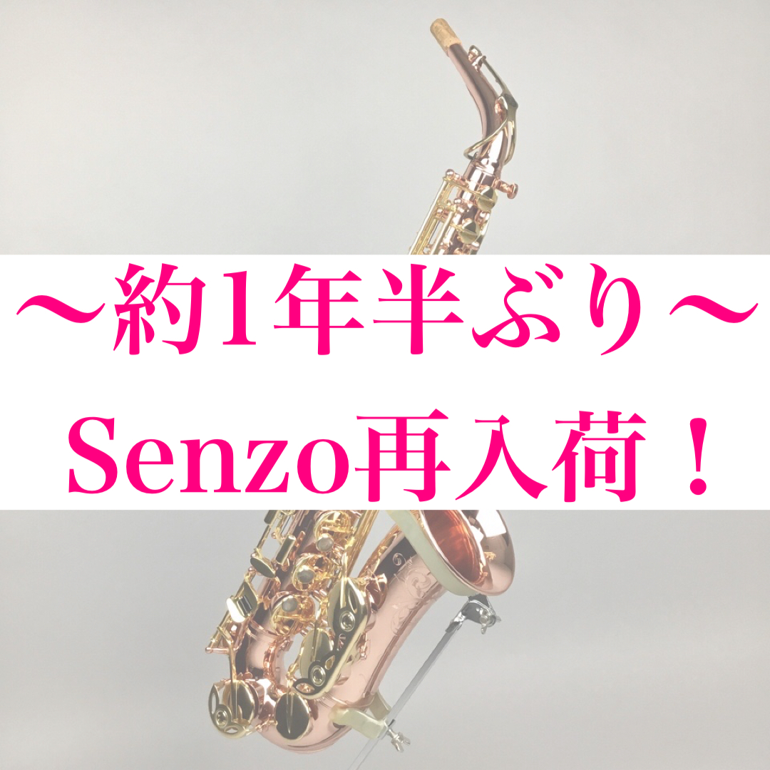 【アルトサックス】BuffetCrampon『Senzo(センゾ)芳賀大峰氏選定品』1年半ぶりの入荷！！