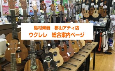 【ウクレレ総合案内】ウクレレを始めるなら島村楽器アティ郡山店へ！