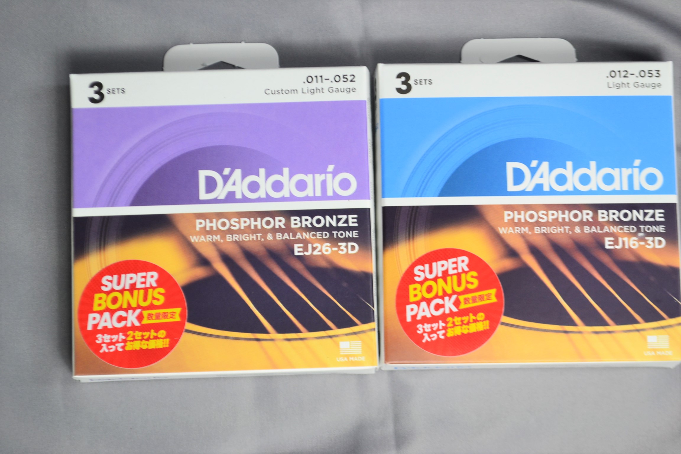 アコースティックギター弦D`Addario（ダダリオ）