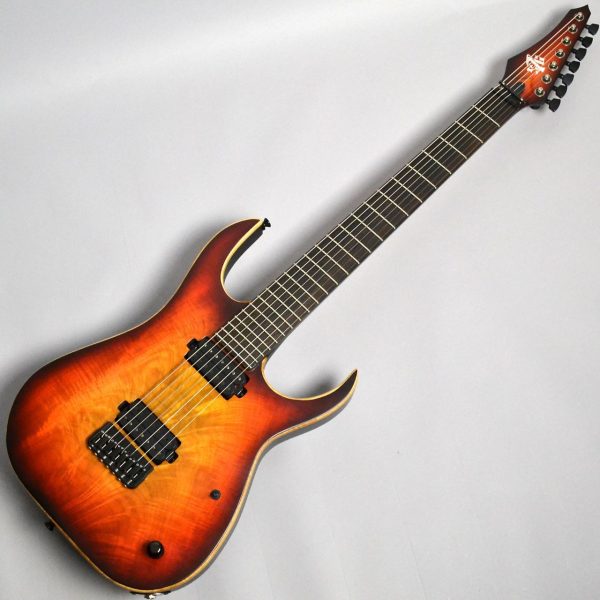 Strictly 7 Guitars Cobra Spl7 HT/T FCM 4CS Duncan PU/Hardtail/Thrugh-Neck<br />
長期展示品、傷アリのため大特価！<br />
￥326,650⇒￥199,000