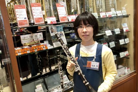 スタッフ写真 管楽器 有瀬
