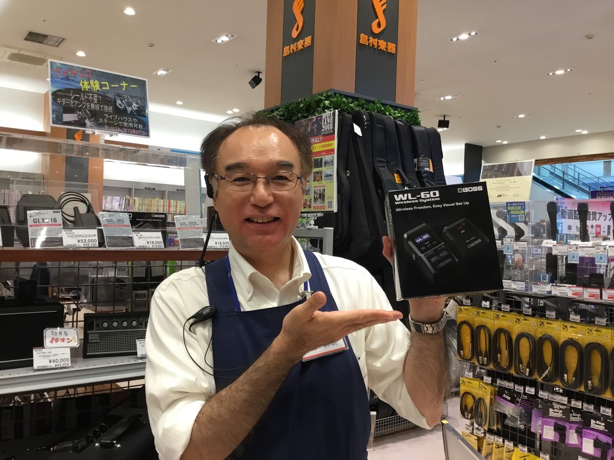 BOSS ワイヤレスシステム新商品WL-60 入荷しました！