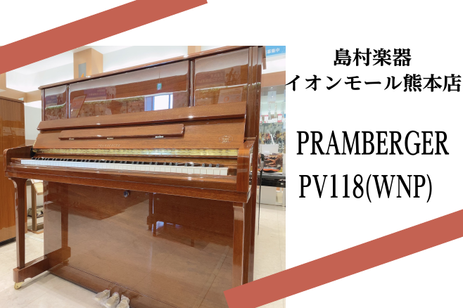 【新品アップライトピアノ】PRAMBERGER　PV118