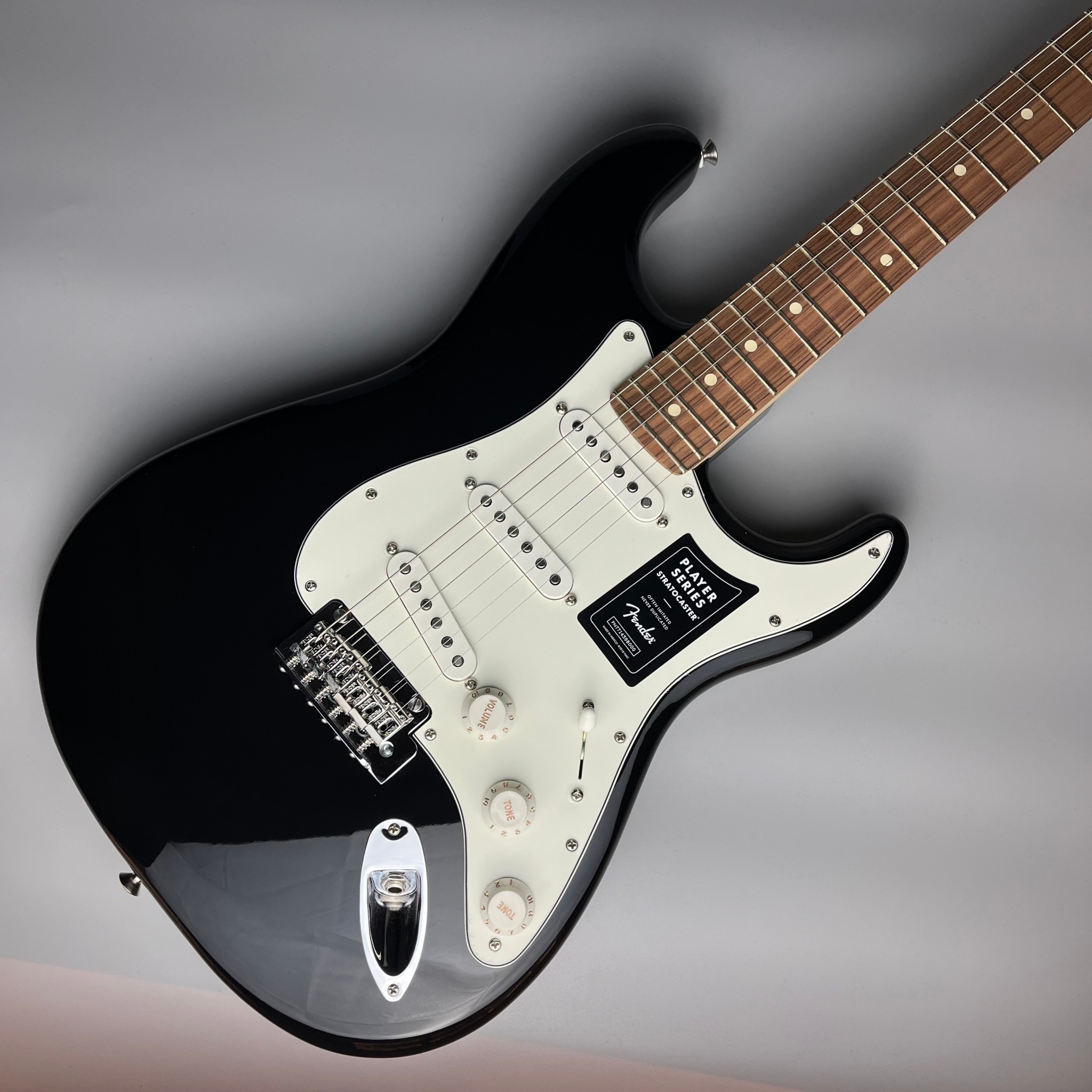 FENDERPlayer Stratocaster Pau Ferro Fingerboard Black 