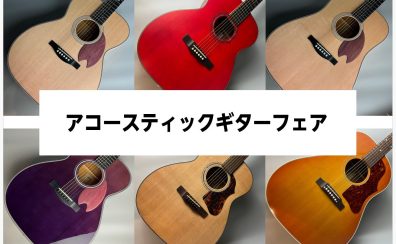 アコースティックギターフェア開催中