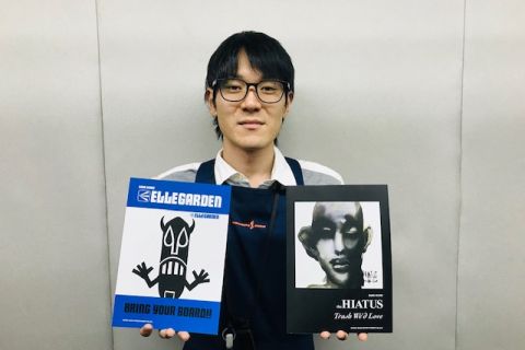 スタッフ写真 担当 アンプ・エフェクター・ドラム関連アクセサリー 菊野 慎太郎