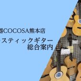 【アコースティックギター総合案内】熊本でアコギをお探しの方はCOCOSA熊本店へ！