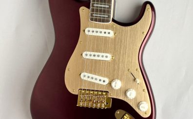 【スクワイヤ40周年記念モデル】40th Anniversary Stratocaster Gold Edition Ruby Red Metallic入荷！