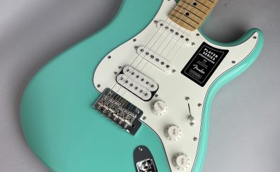 【Fender】Player Stratocaster HSS Maple Fingerboard Sea Foam Green入荷しました！