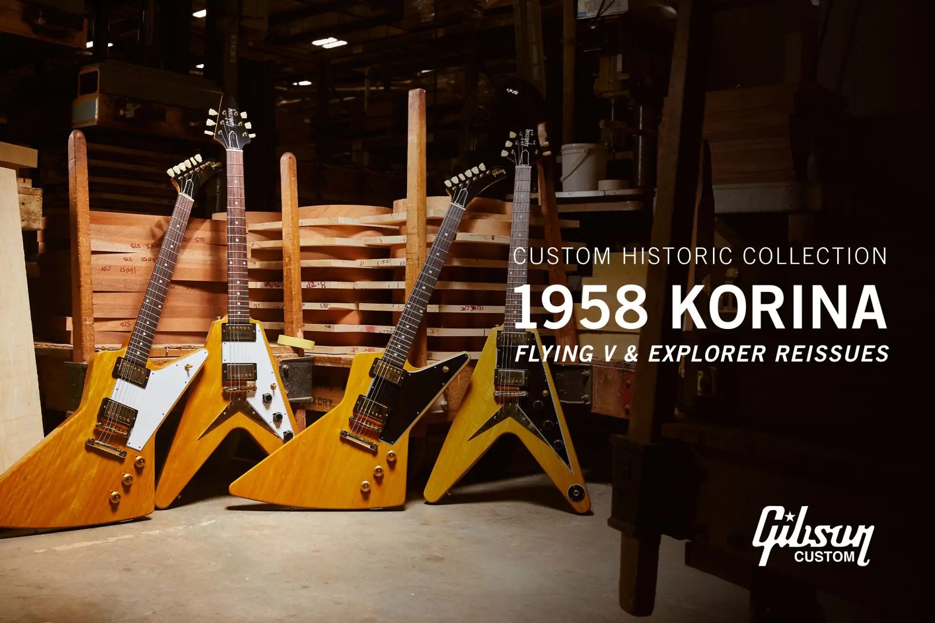 【エレキギター】エントリー受付残り僅か！！Gibson 「1958 Korina Flying V Reissue」抽選販売受付中！！！