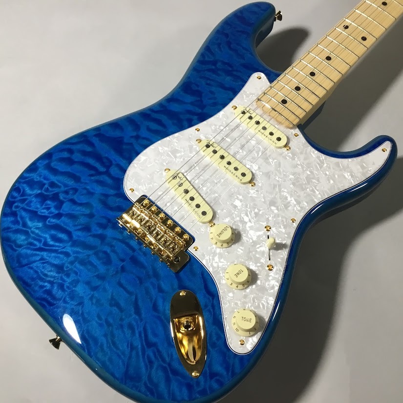 Fender Factory Special Run Made In Japan Traditional 50s Stratocaster Carribian Blue Trans