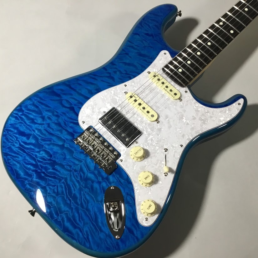 FenderFender Factory Special Run Made In Japan Traditional 60s Stratocaster SSH Carribian Blue Trans