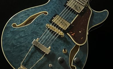 Ibanez　AMH90QM Quilted Maple Trance Blue