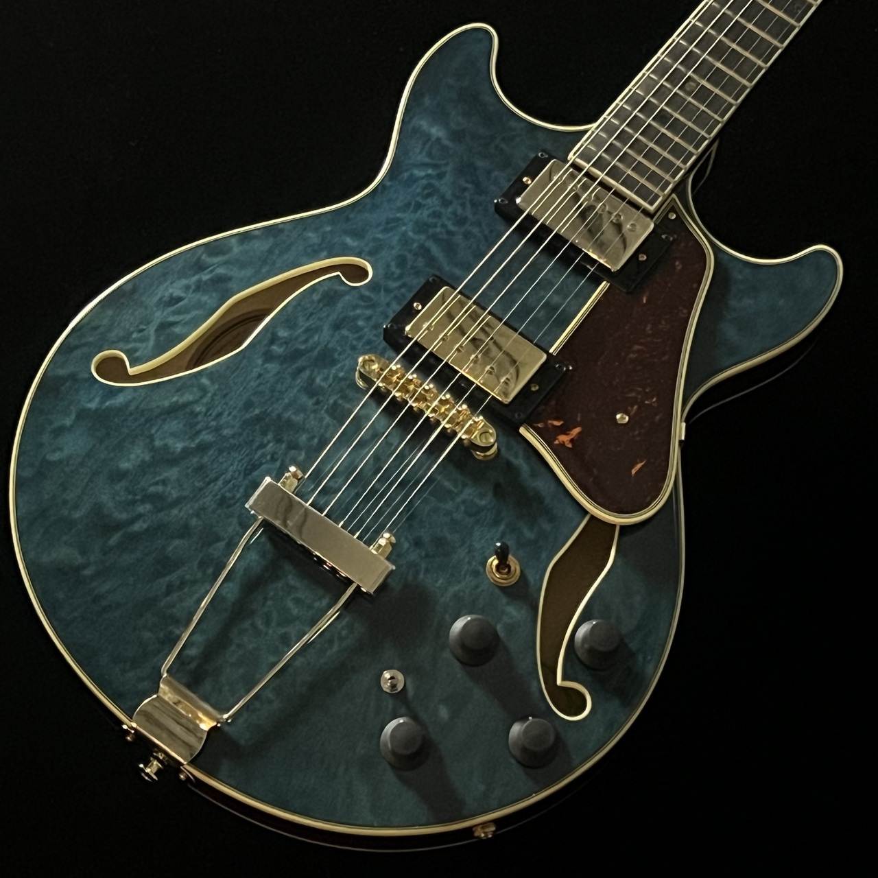 IbanezAMH90QM Quilted Maple Trance Blue【SPOT生産モデル】