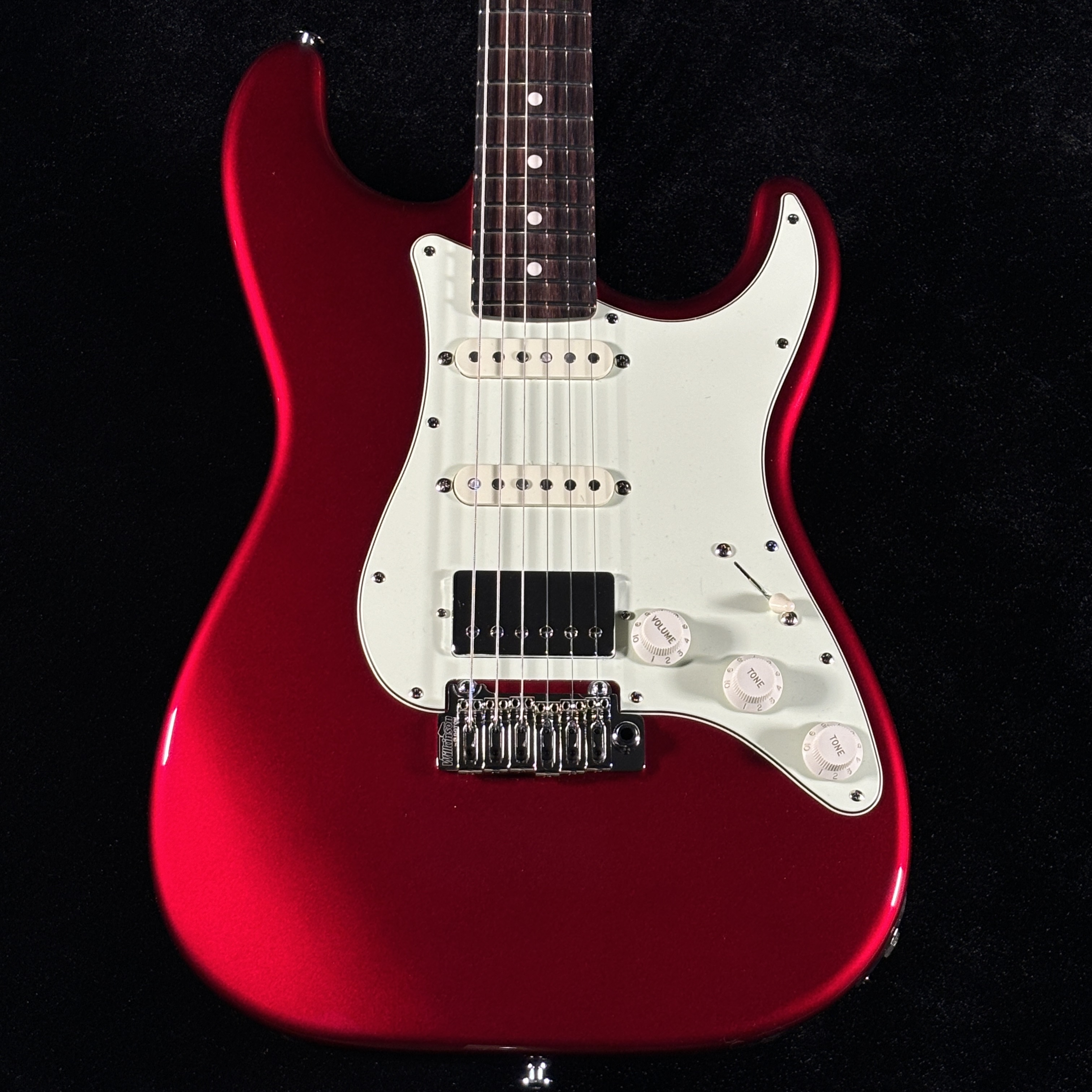 Black SmokerSTD SIGMA SSH Flame Maple Neck Candy Apple Red