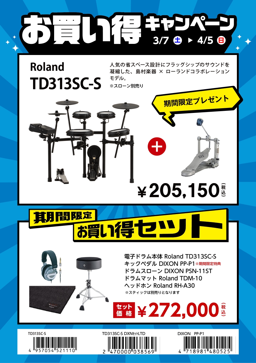 RolandTD313SC-S