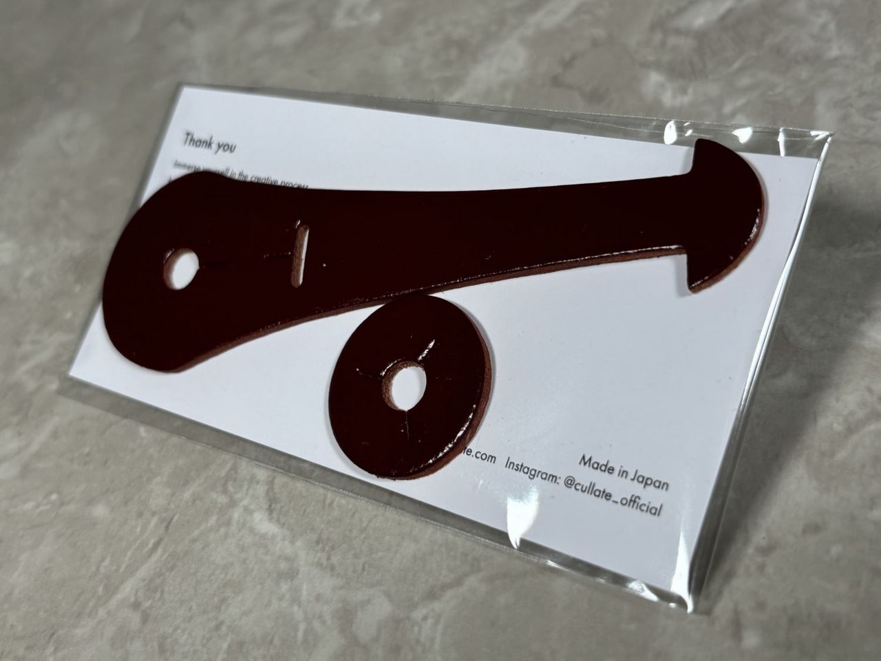 CullateAnchor Loop Wine Red