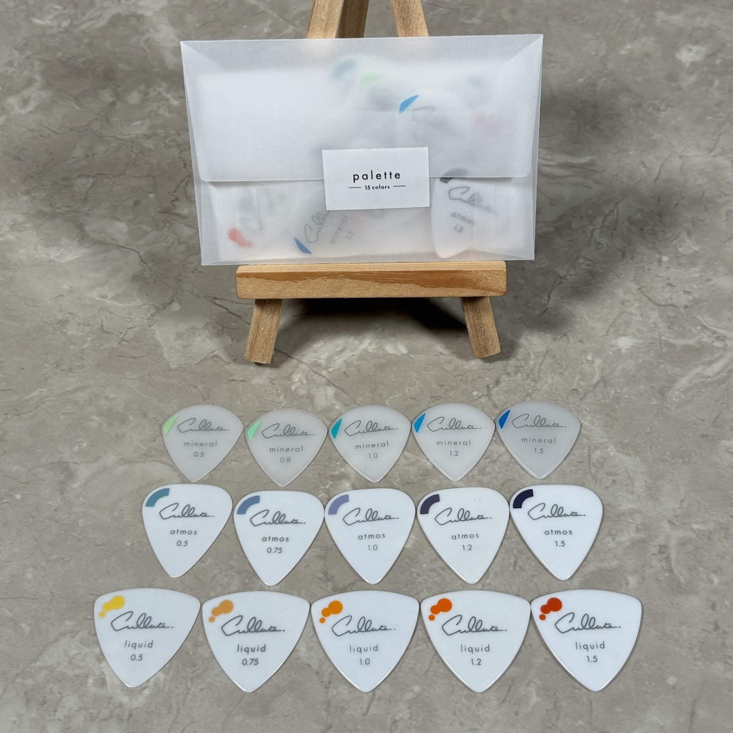 CullatePalette Assort 15colors【Paletteピックコンプリートセット / 15枚入り】