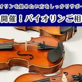 バイオリンを始めたい方のサポートします！随時開催！バイオリン相談会