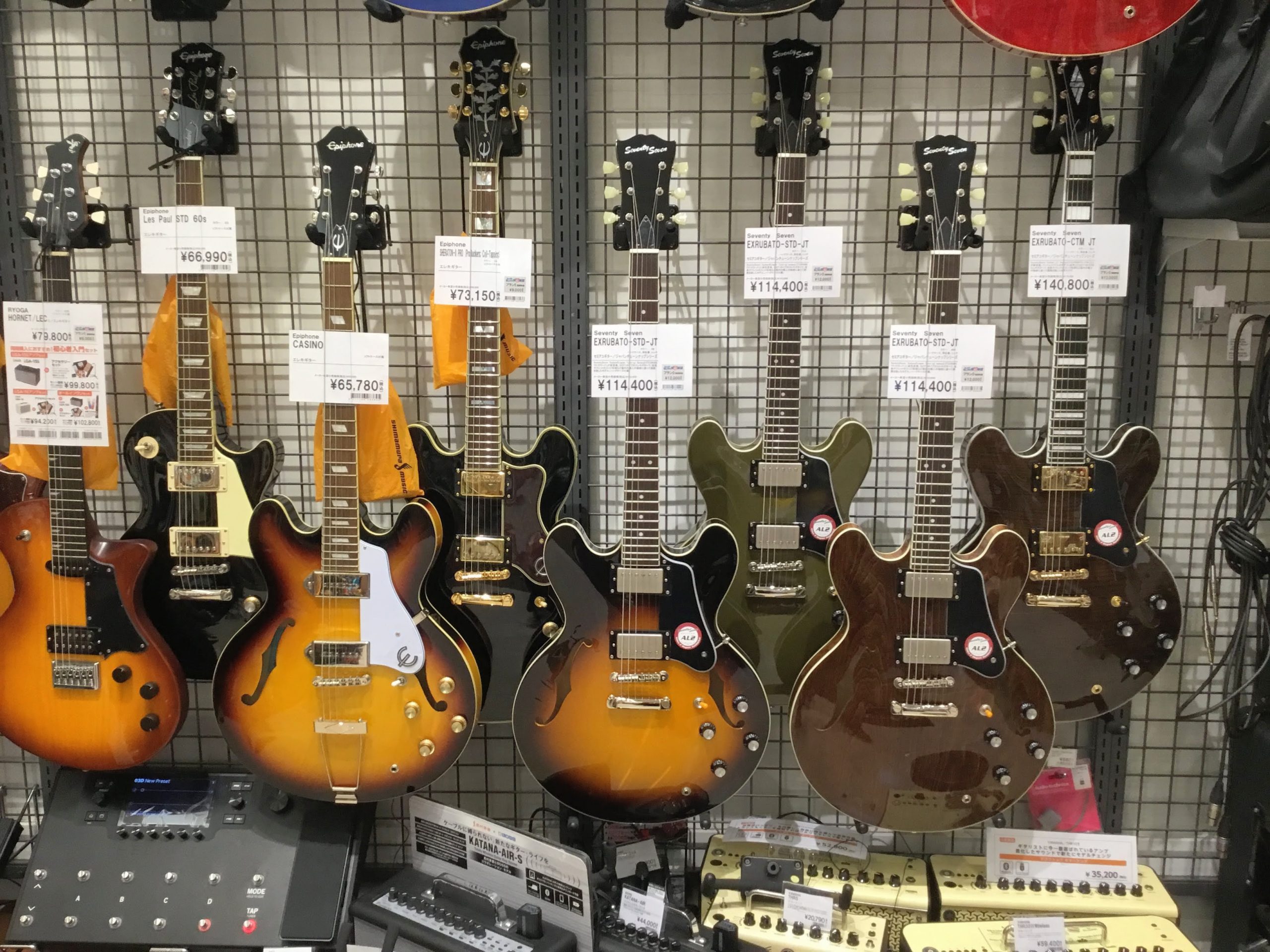 【フェア情報】10/23～11/3　SeventySevenGuitarsフェア開催中！きっとご納得いただける箱物が見つかりますよ！！！