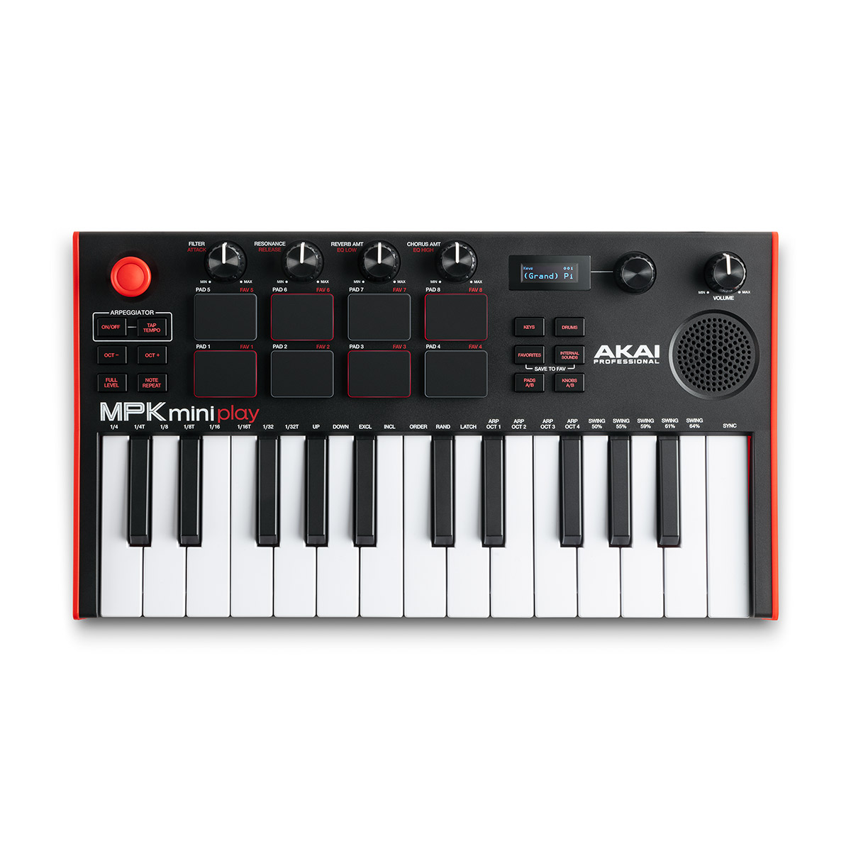 スピーカー内蔵ミニキーボードコントローラーMPK mini Play MK3