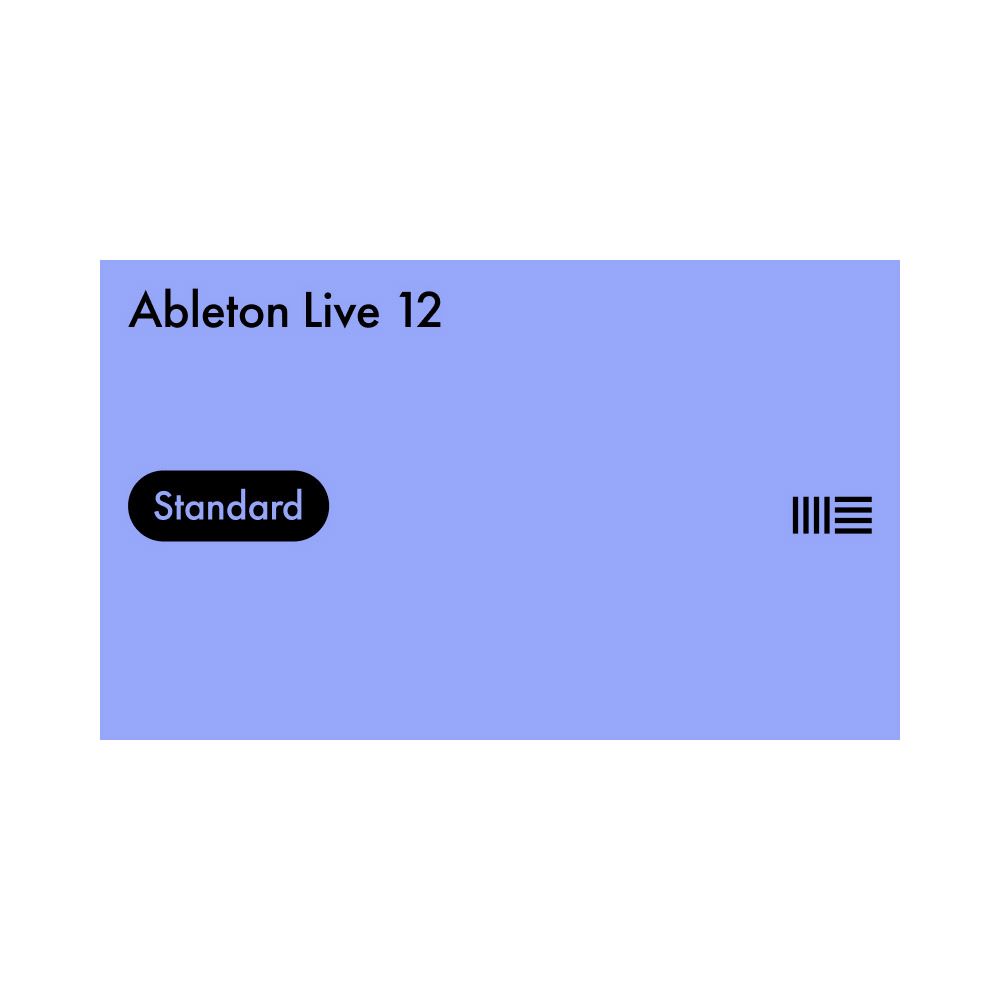 本格的な楽曲制作を網羅Live 12 Standard