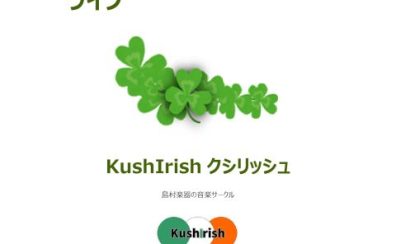 【アイルランド音楽】St. Patrick’s Dayライブを開催します！