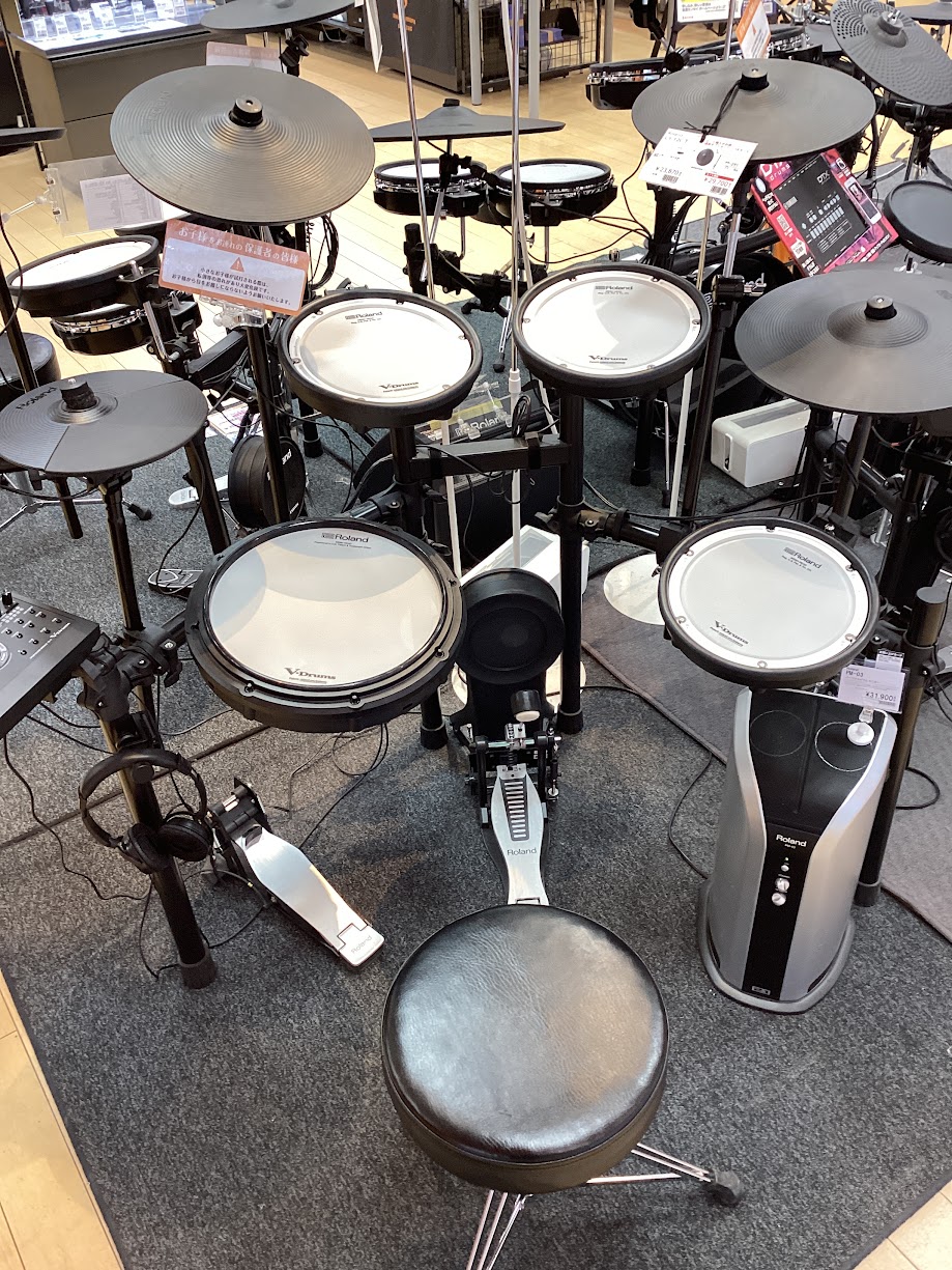 お家で楽しく練習、上達できるドラムTD-17SC-S