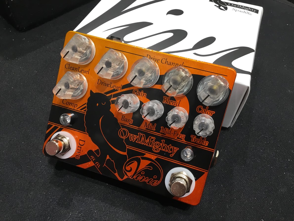 *Vivie/OwlMighty Spadille 通常モデルと比べ、Bass,TrebleのEQレンジ幅を拡大Compの効きが分かりやすいよう調整されています。 店頭には通常のOwlMightyも展示しているので是非弾き比べてみてください！ |*メーカー|*品番|*[!販売価格(税込)!]| |V […]