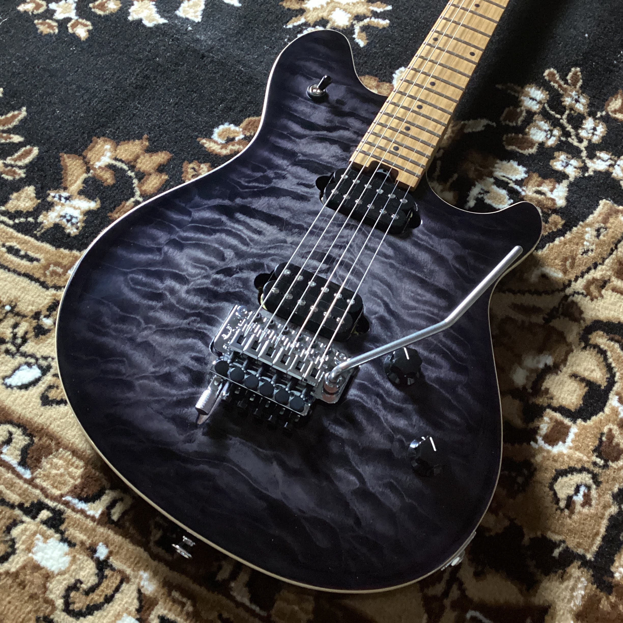 EVHWolfgang Special QM Baked Maple Fingerboard Charcoal Burst