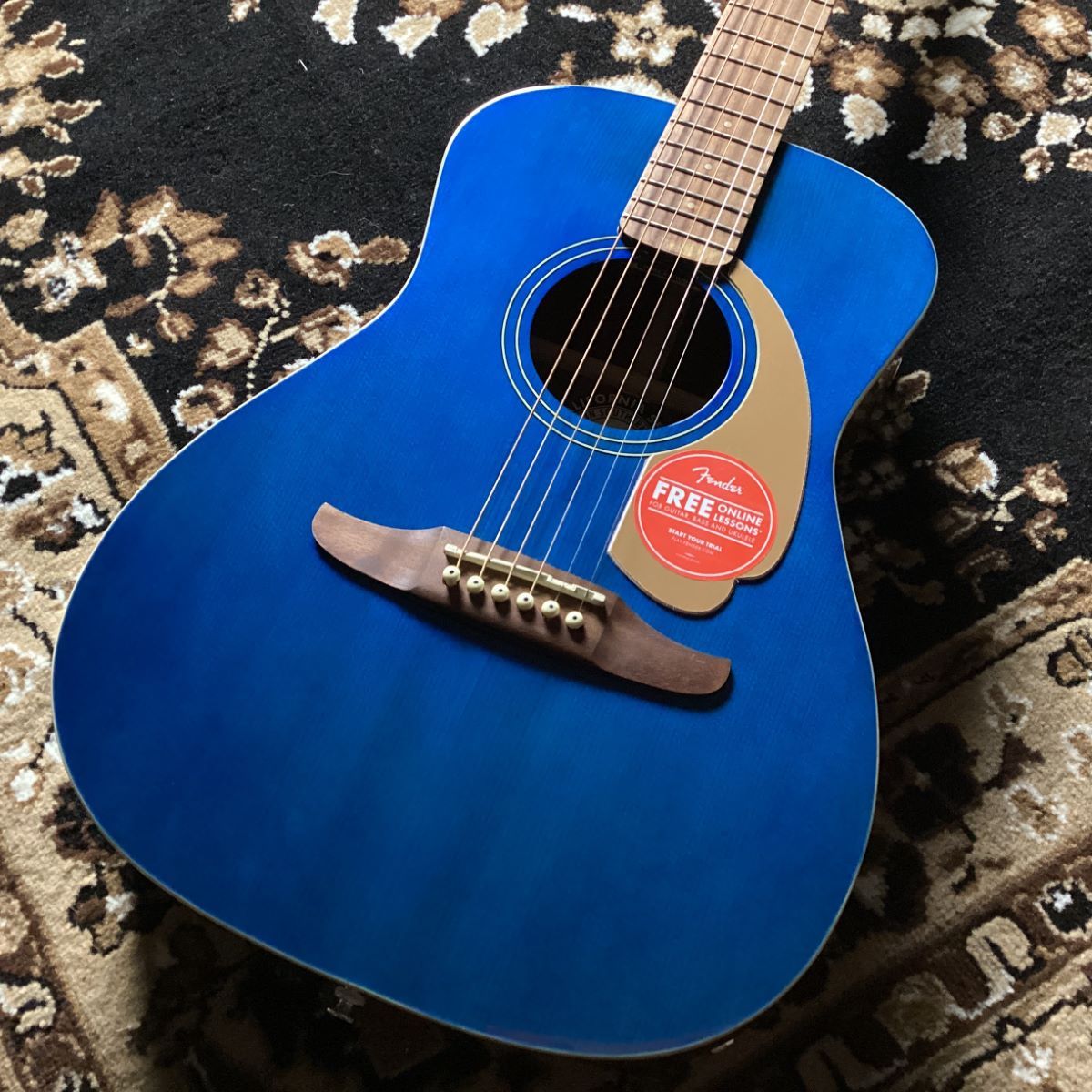 FenderFSR Malibu Player Sapphire Blue