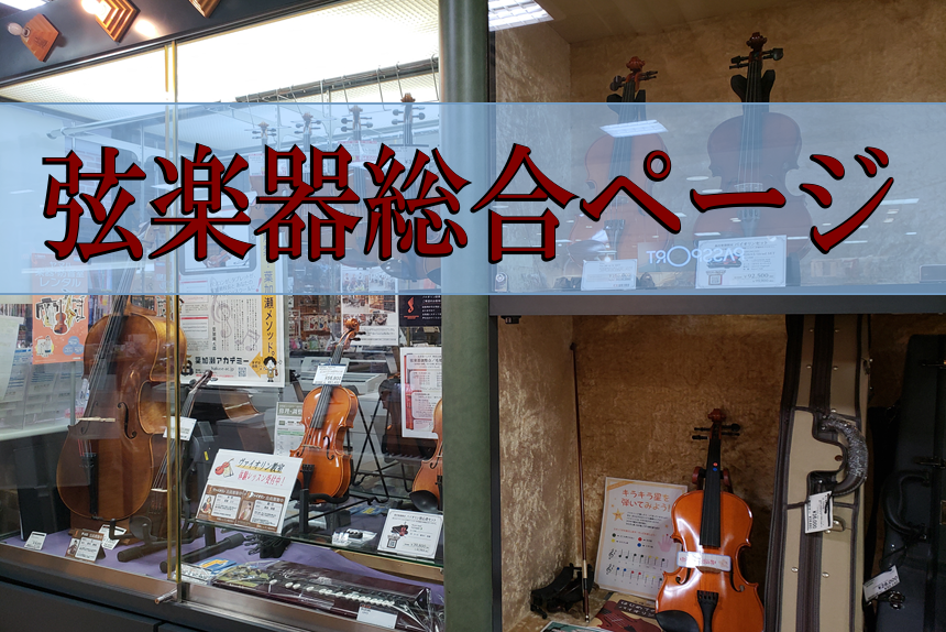 【弦楽器総合ページ】これから始められる方、レッスンも洛北阪急スクエア店におまかせください！