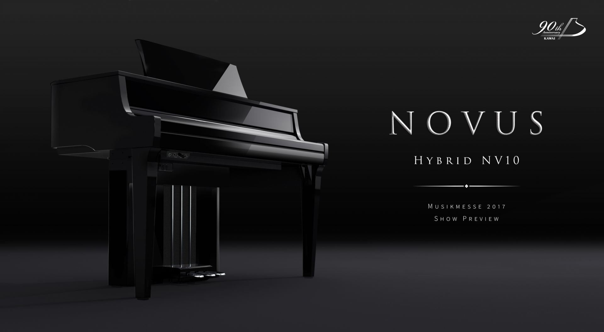 カワイハイブリッドピアノ「NOVUS　NV-10」展示しております！