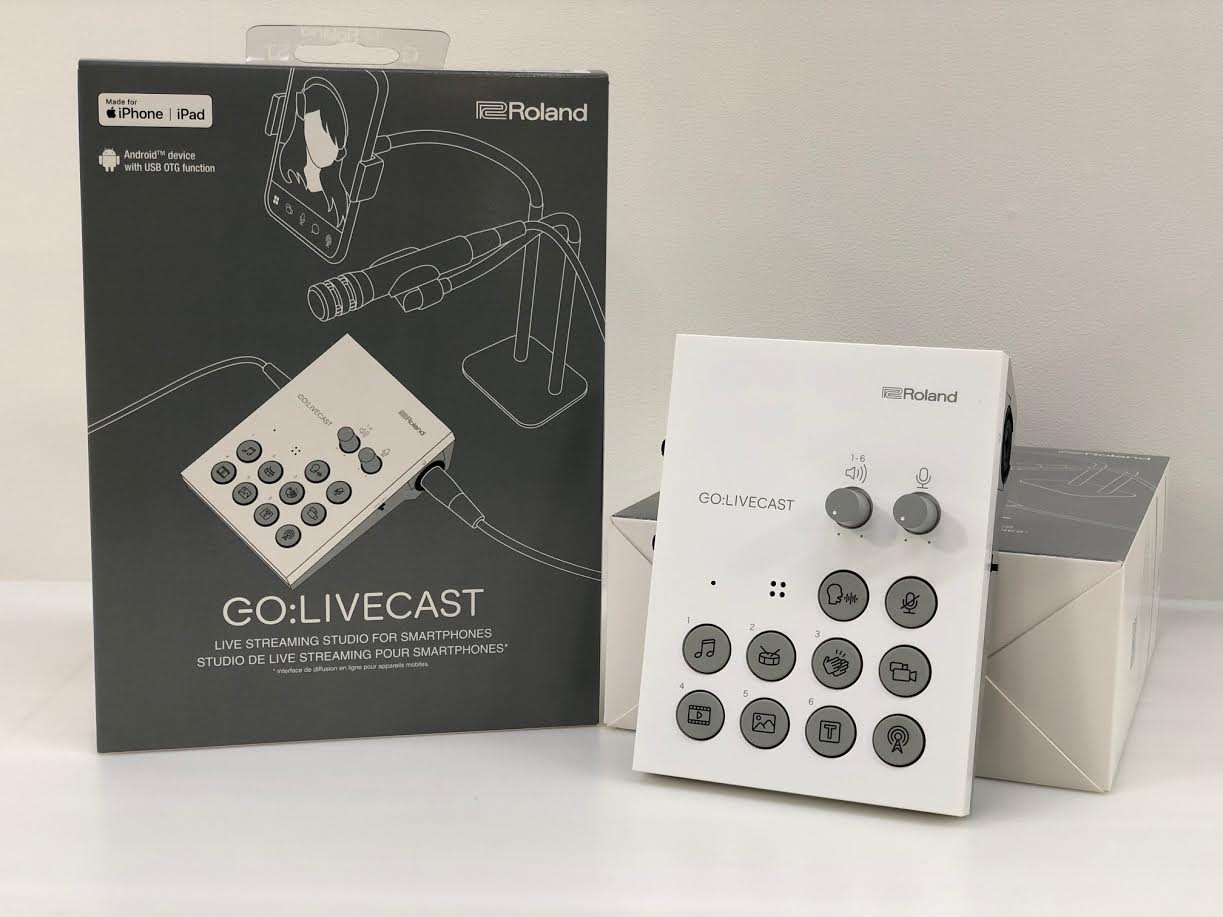 配信者必見！巷で話題のあの商品！Roland GO:LIVECASTのご紹介！