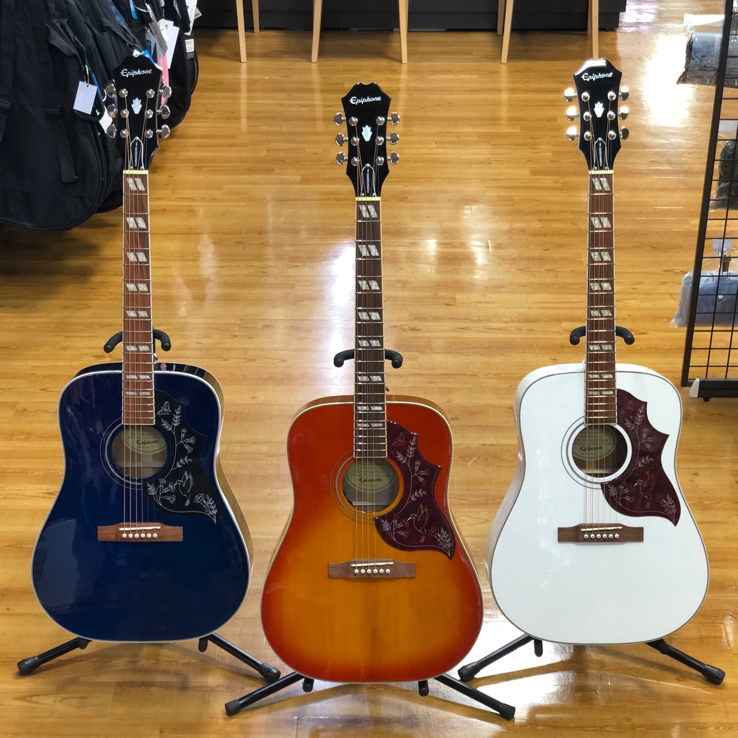 【アコースティックギター】Epiphone Hummingbird PRO 展示ございます！