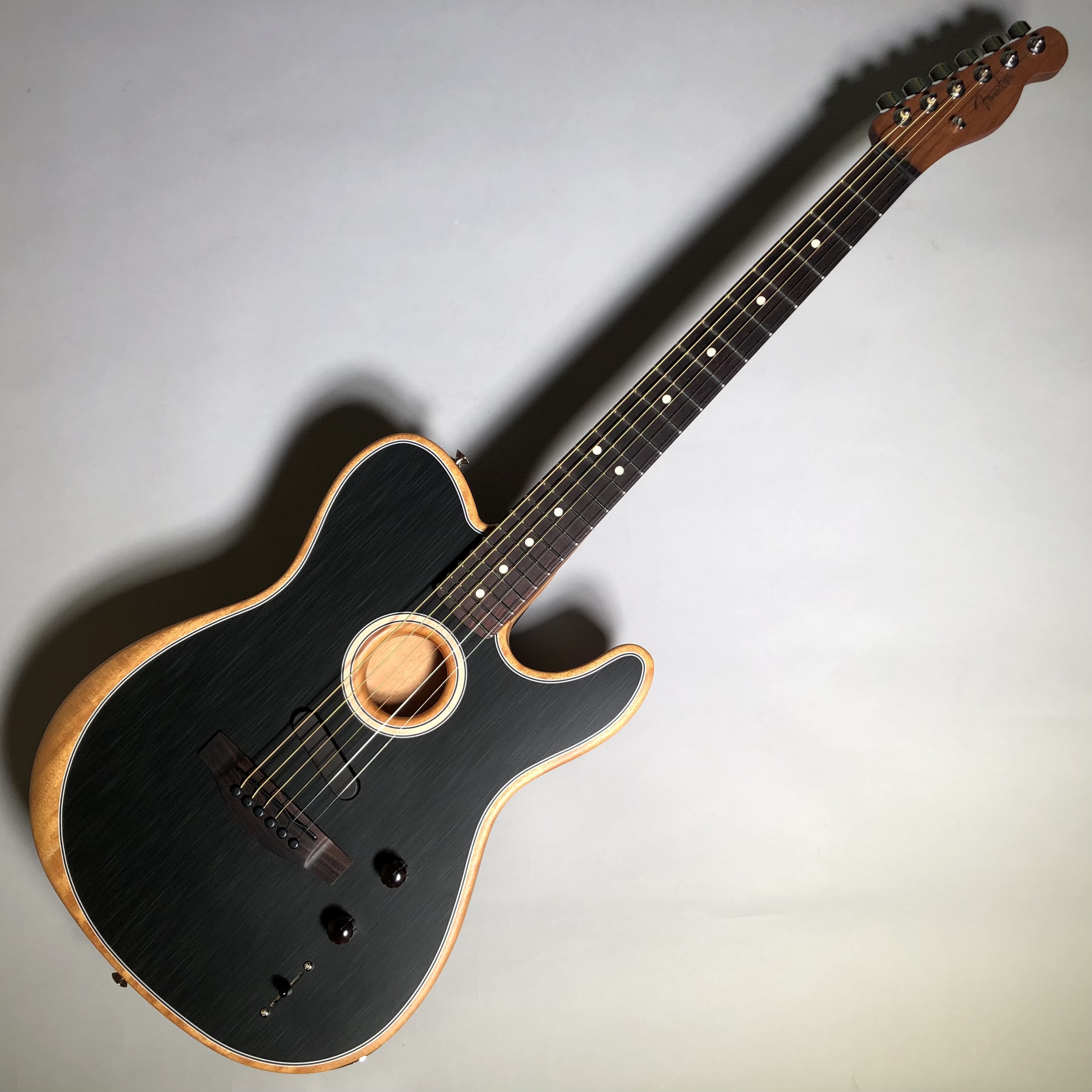 FenderACOUSTASONIC® PLAYER TELECASTER® Brushed Black