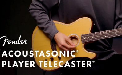 【エレアコ】Fender ACOUSTASONIC® PLAYER TELECASTER®展示ございます！