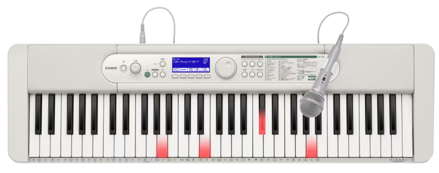 CASIO　光ナビゲーションキーボードLK-530