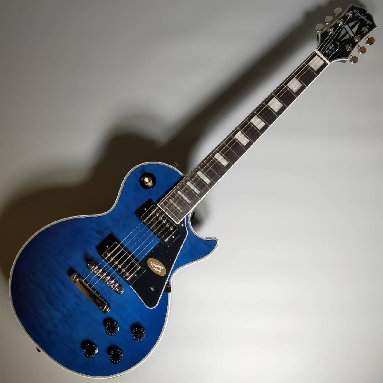 EpiphoneLes Paul Custom Quilt Viper Blue