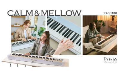 【電子ピアノ】CASIO PX-S1100から数量限定で新色登場！！