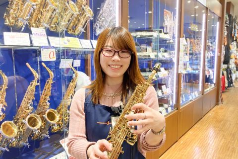 スタッフ写真 管楽器/楽譜/音楽雑貨/キーボード 田中舞衣(たなかまい)